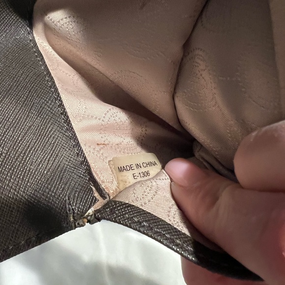 Michael Kors Brown Trifold Wallet with Matching Checkbook Insert - Picture 7 of 7